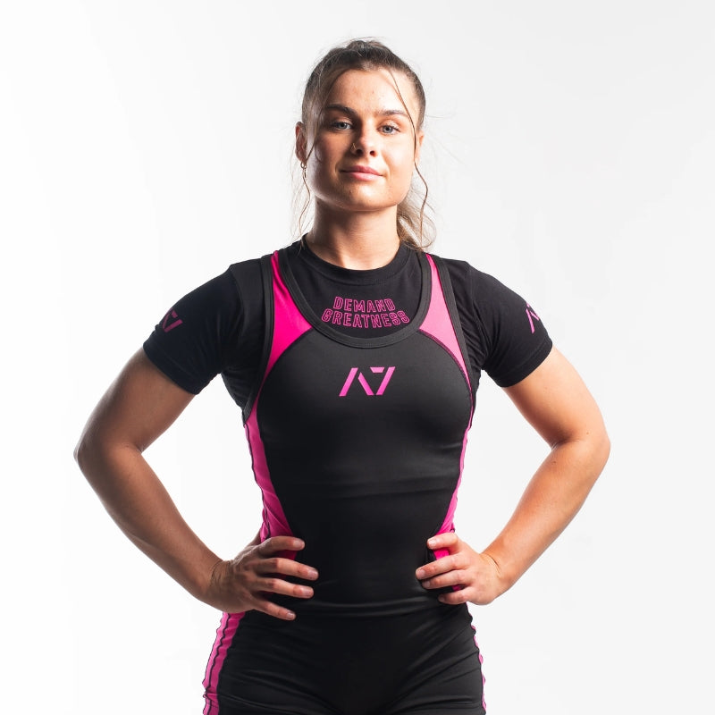 A7 Luno Women's Soft Suit - IPF Approved (Flamingo)